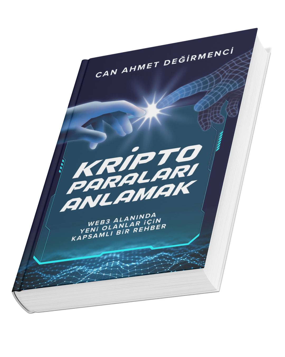Kripto Paraları Anlamak kitabının 3D kapak mockup'ı